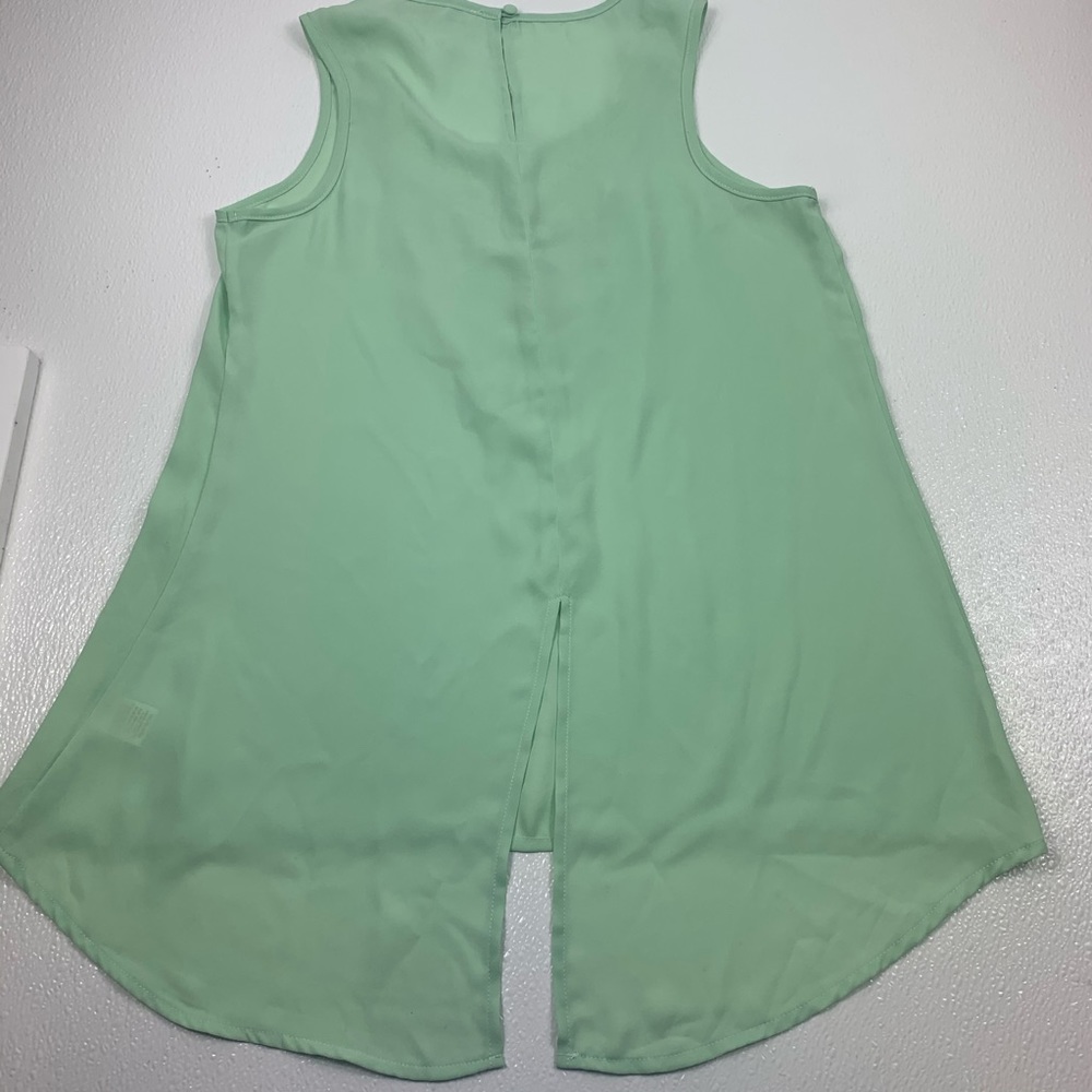 Stitchfix Fun 2 Fun Mint Split Back Tank Nwot - image 6